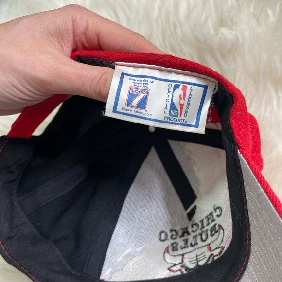 Vintage Chicago Bulls NBA Logo Athletic Splash 90’s Snapback Hat Cap Rare - Picture 5 of 6